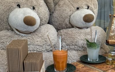 Le Voltigeur à Paris : les pailles MOOM à la terrasse d’un café du Marais